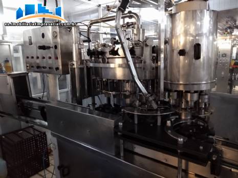 L�nea completa de embotellado para refrescos carbonatados, 2400 botellas/hora, Zegla